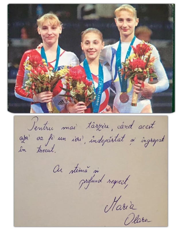 Dedicația Mariei Olaru pentru Dan Negru