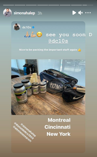 Răspunsul Simonei Halep pentru Darren Cahill pe Instagram