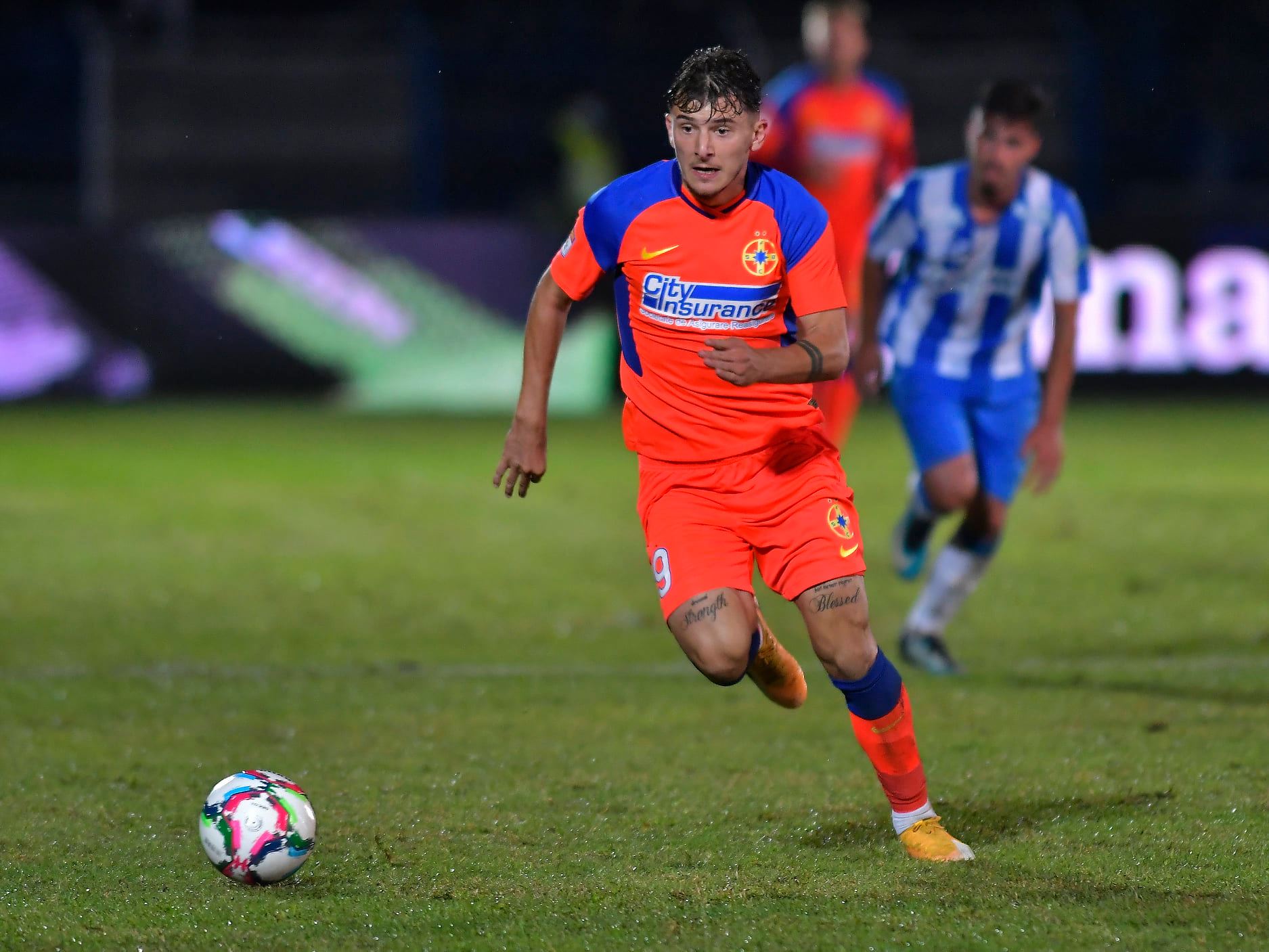 Ianis Stoica a reușit o dublă în duelul CS Hunedoara - FCSB