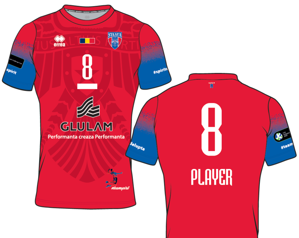 Tricourile echipei de volei CSA Steaua