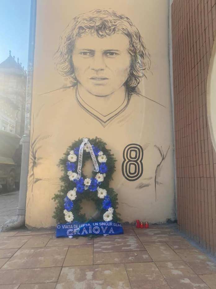 Muralul lui Ilie Balaci din centrul Craiovei
