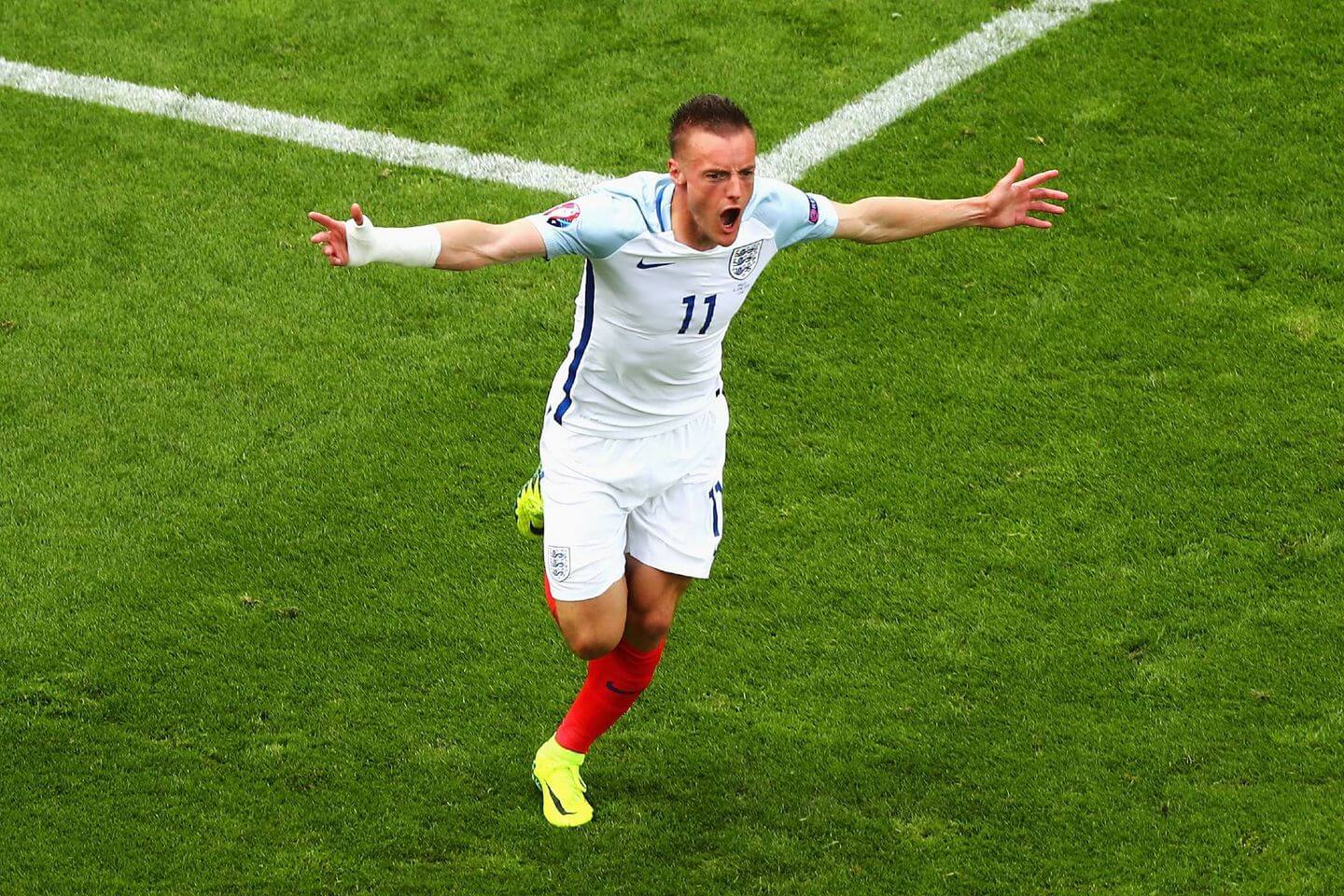 Jamie Vardy, în tricoul Angliei