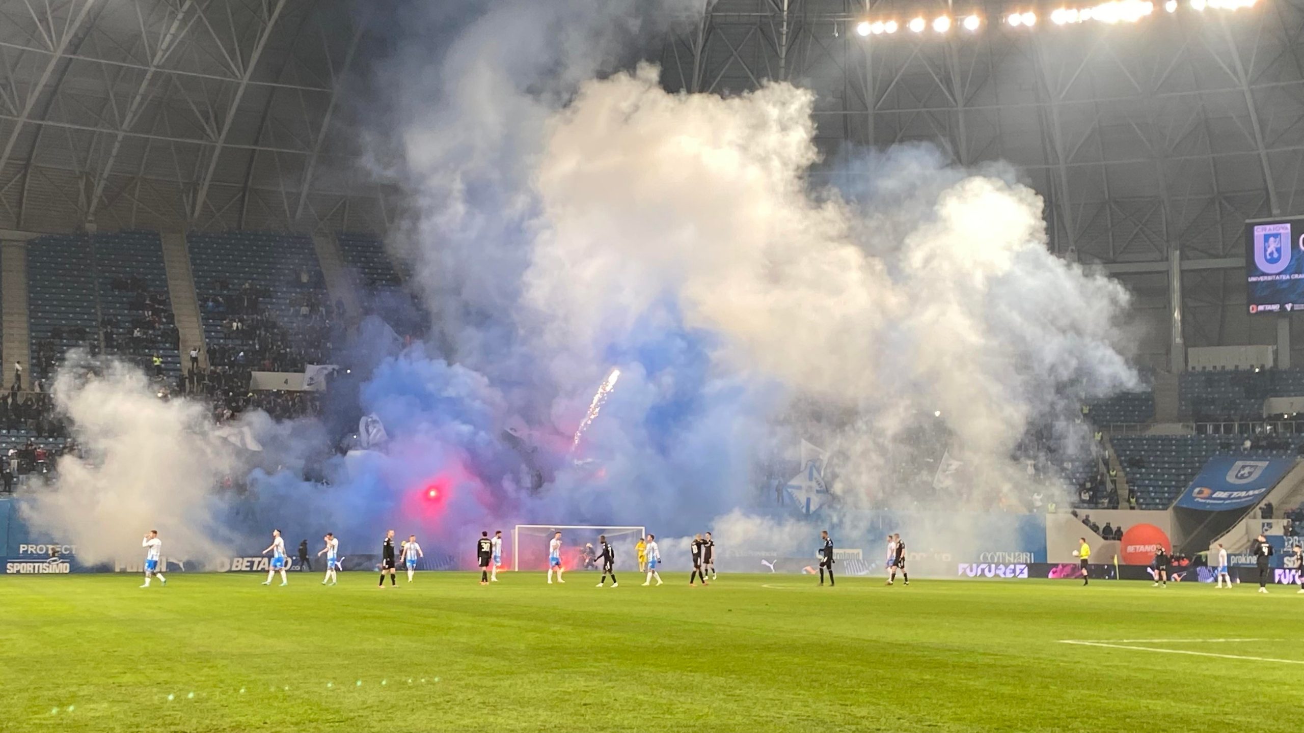 Centralul i-a trimis pe jucători la vestiare