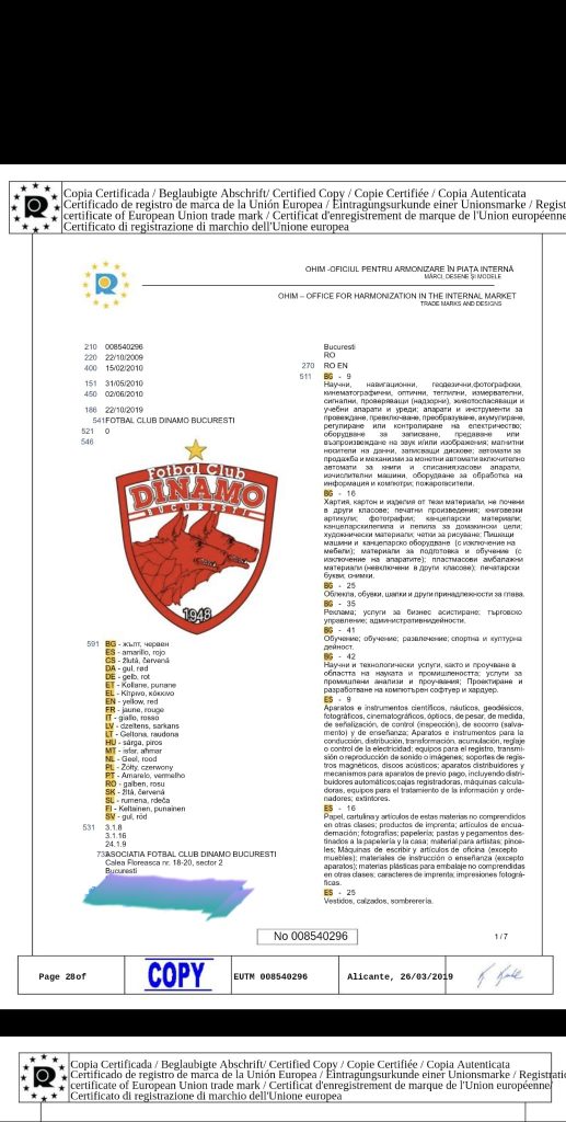 Dinamo, marca și banii 