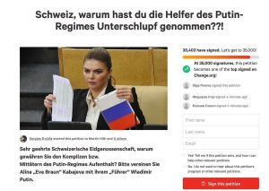 Petiție împotriva iubitei lui Vladimir Putin. Ce vor rușii să pățească Alina Kabaeva 