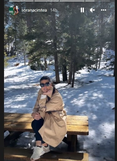 Jucătoarea din România a avut șansa de a da și de zăpadă în celebra stațiune americană