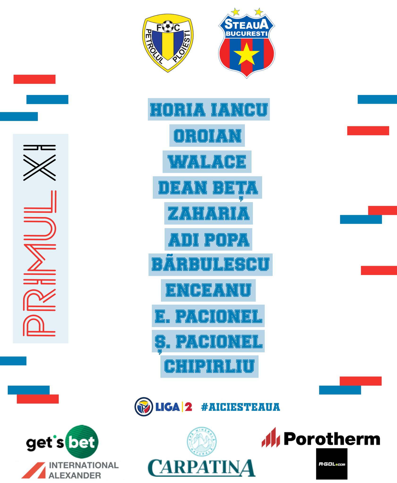 „Unsprezecele” aliniat de Daniel Oprița