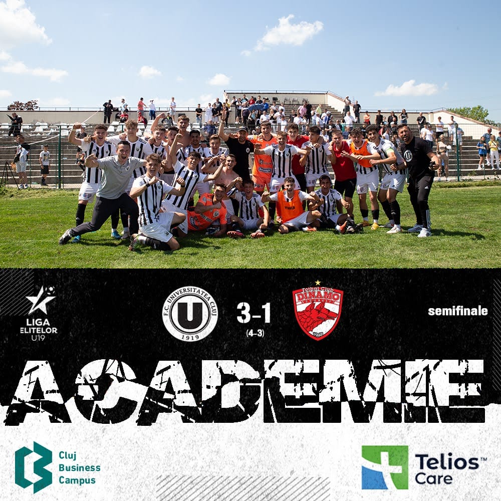 Universitatea Cluj in finala Ligii Elitelor U19