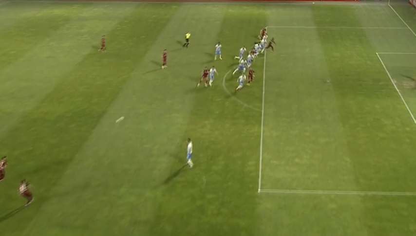 CFR Cluj a deschis scorul cu Universitatea Craiova dintr-un posibil offside. Cum a marcat Boateng