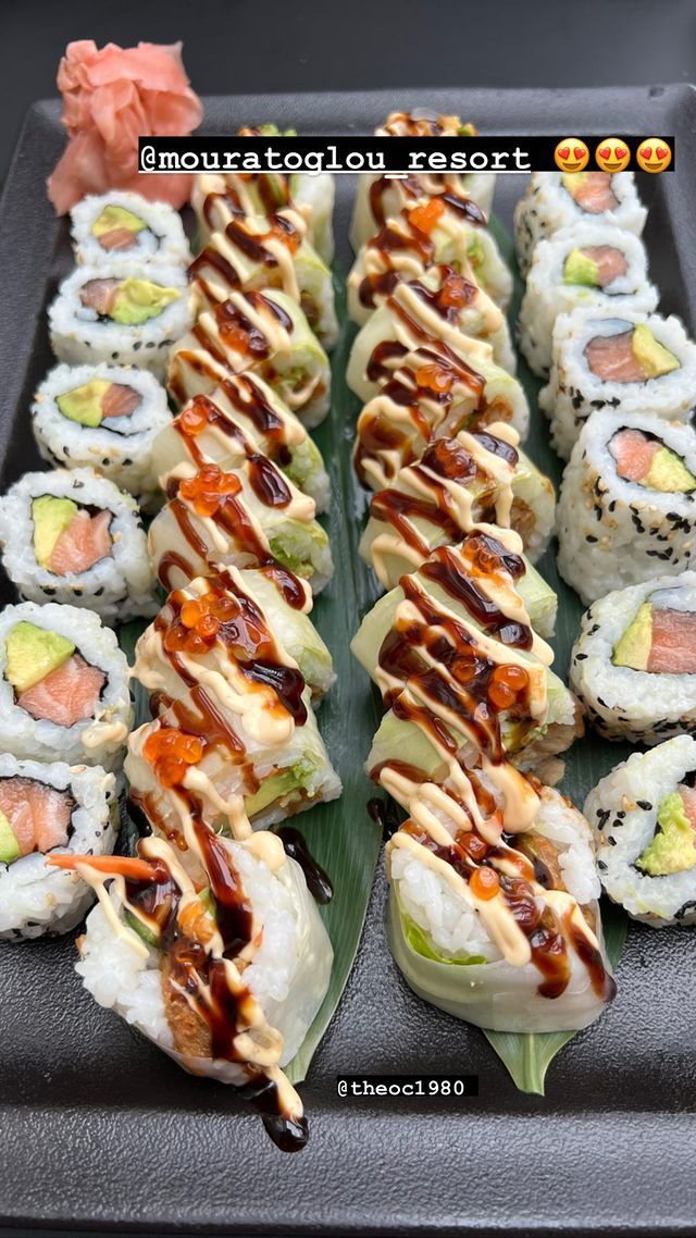 Simona Halep, răsfățată cu sushi de ziua lui Patrick Mouratoglou. Sursa foto: Instagram Simona Halep