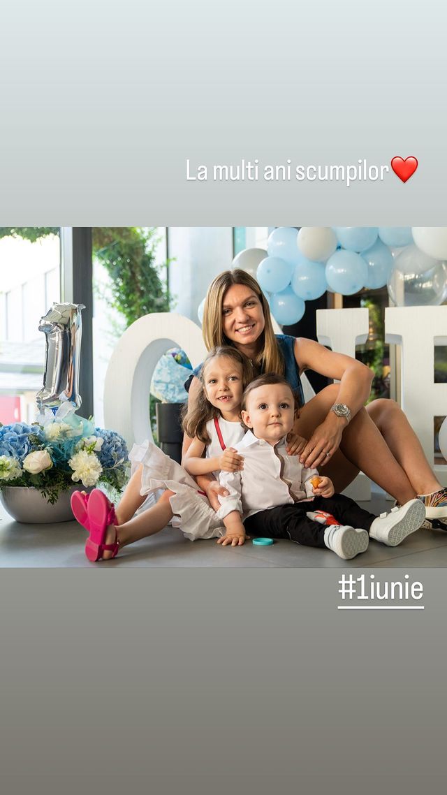 Simona Halep împreună cu ce doi nepoți