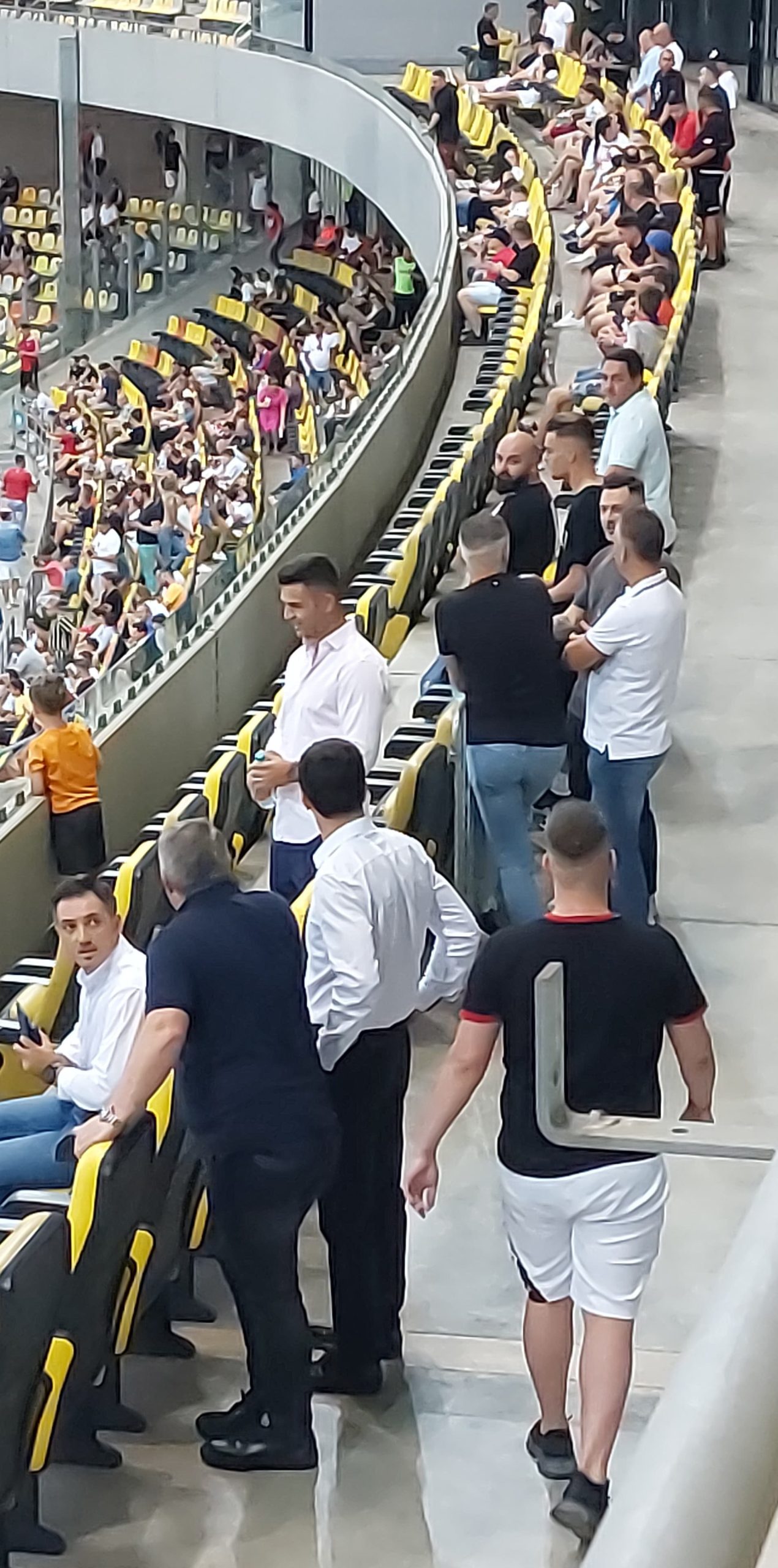 Florin Bratu, în tribune la FCSB - FC Saburtalo Tibilisi