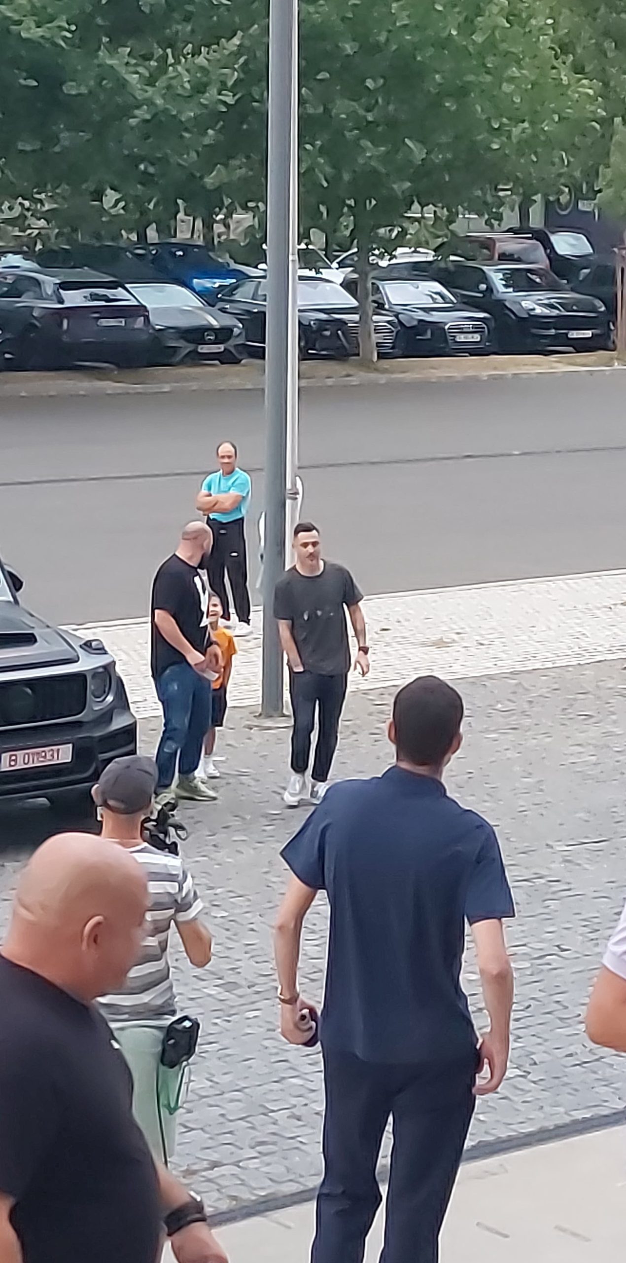 Mirel Rădoi a venit să vadă debutul prietenului Nicolae Dică