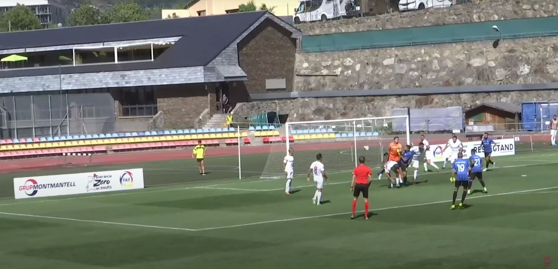 Cristi Bălgrădean a gafat la golul marcat de Inter Escaldes. Portarul a ieșit greșit pe centrare