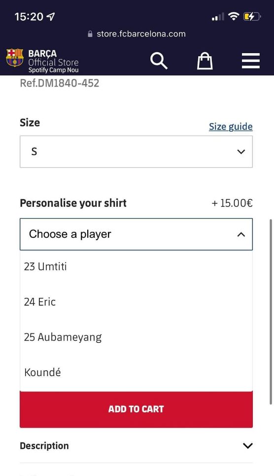 Barcelona a scos la vânzare tricouri cu Jules Kounde