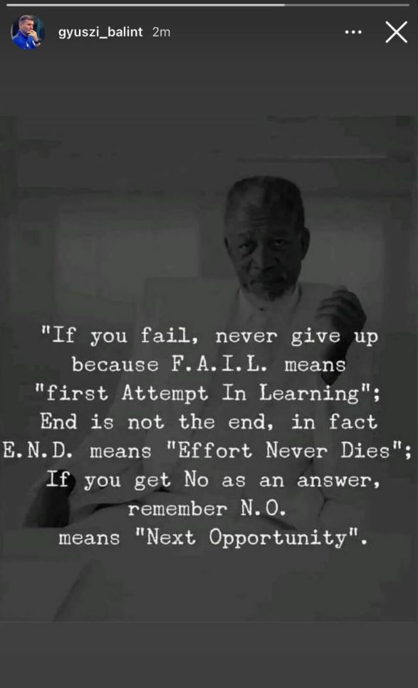 Laszlo Balint, mesaj după despărțirea de Universitatea Craiova