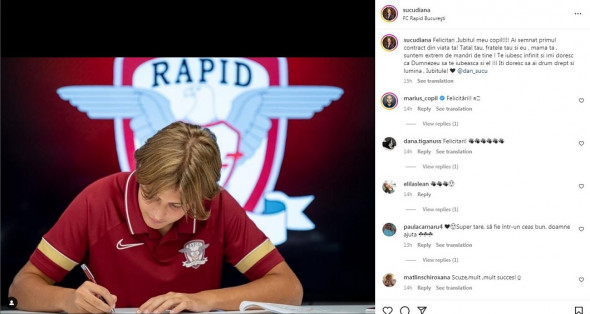 Mesaj Diana Sucu pentru fiul ei