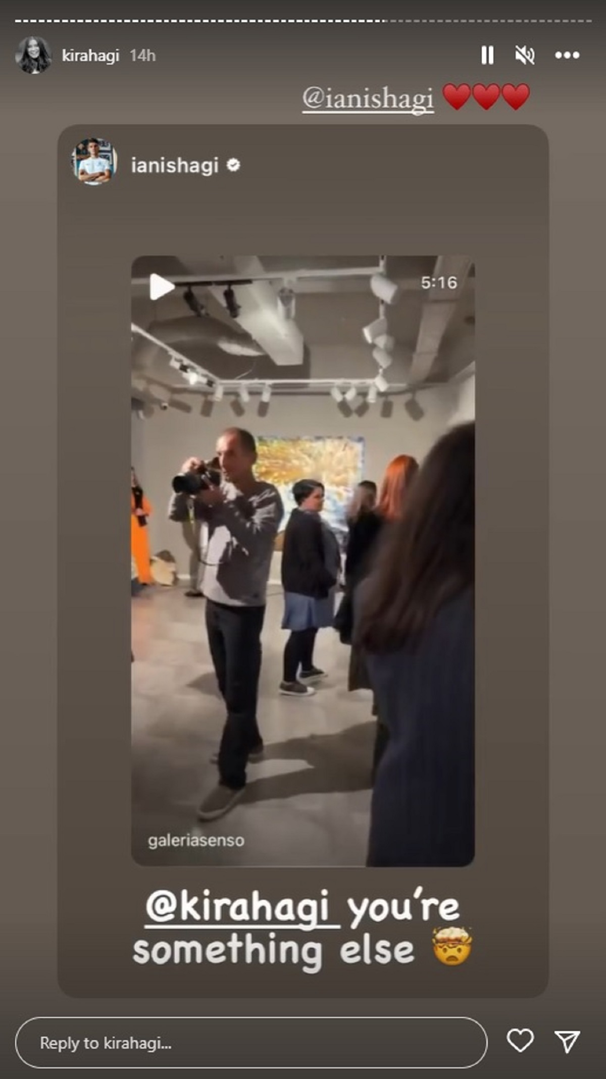 Mesajul transmis de Ianis Hagi surorii sale Kira prin intermediul Instagram