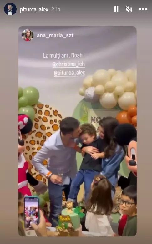 Cristina Ich și Alex Pițurcă, din nou împreună