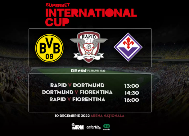 Rapidiştii îşi vor măsura forţele cu echipe importante din campionatele tari ale Europei 