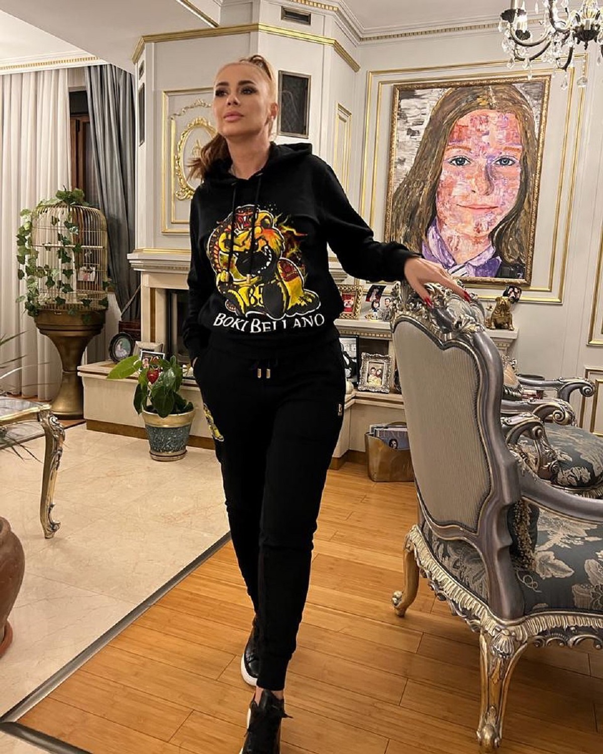 Fotografia postată în urmă cu circa o săptămână, tot pe Instagram