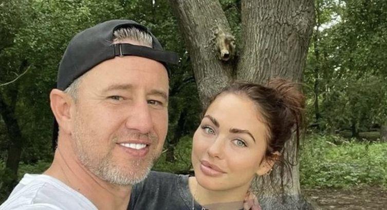 Laurenţiu Reeghecampf, alături de partenera actuală 