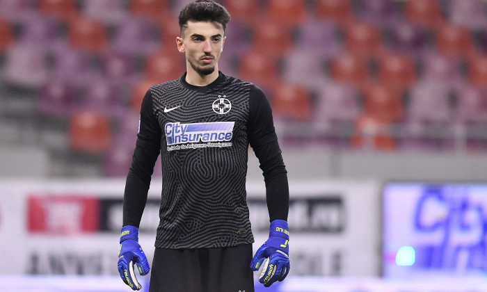Andrei Vlad a revenit după 9 luni între buturile FCSB-ului la un meci de campionat 