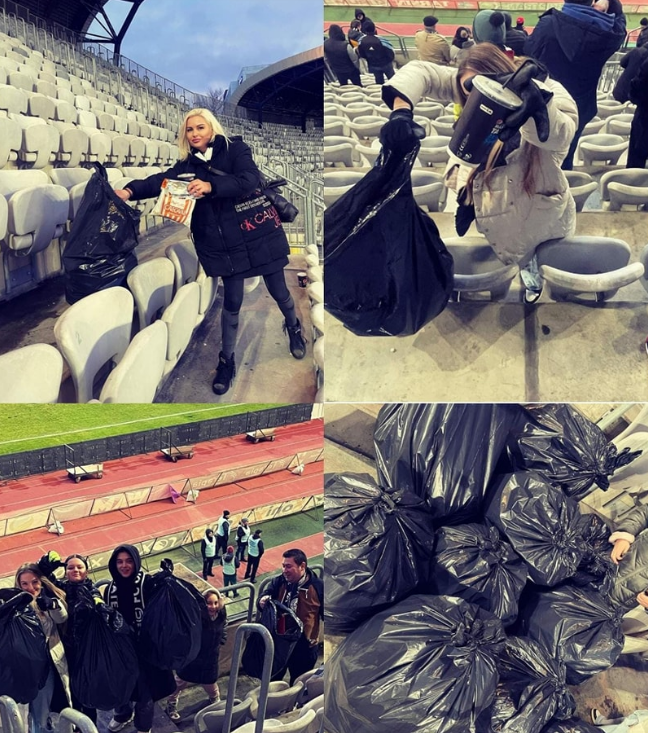 Acestea sunt imaginile postate de fani pe contul lor de Facebook