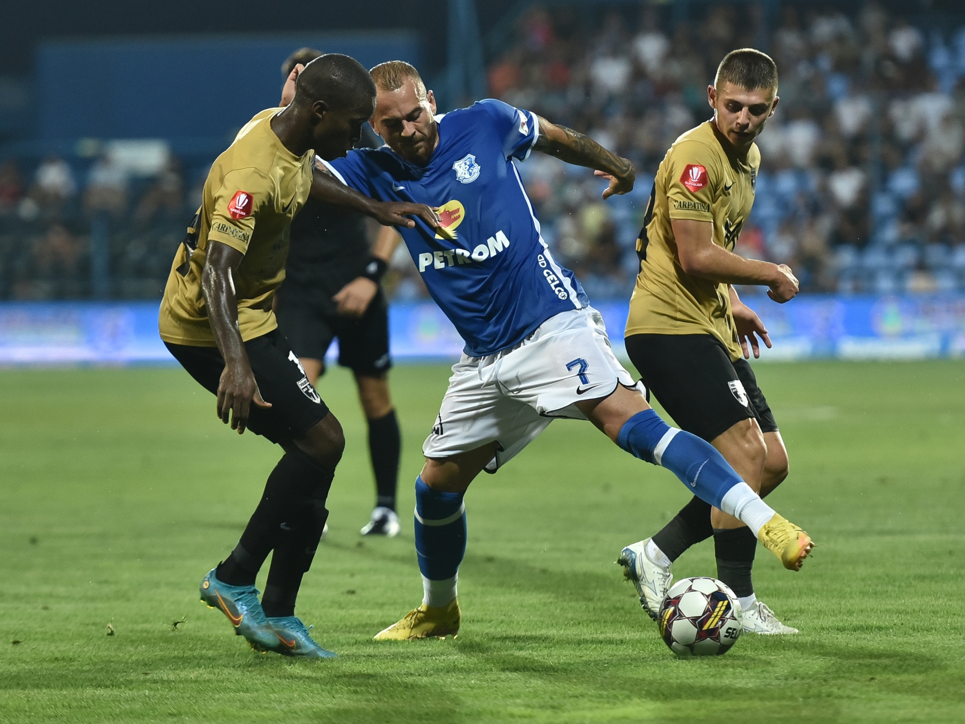 Imagine de la meciul din tur, atunci când constănţenii s-au impus cu 2-1 