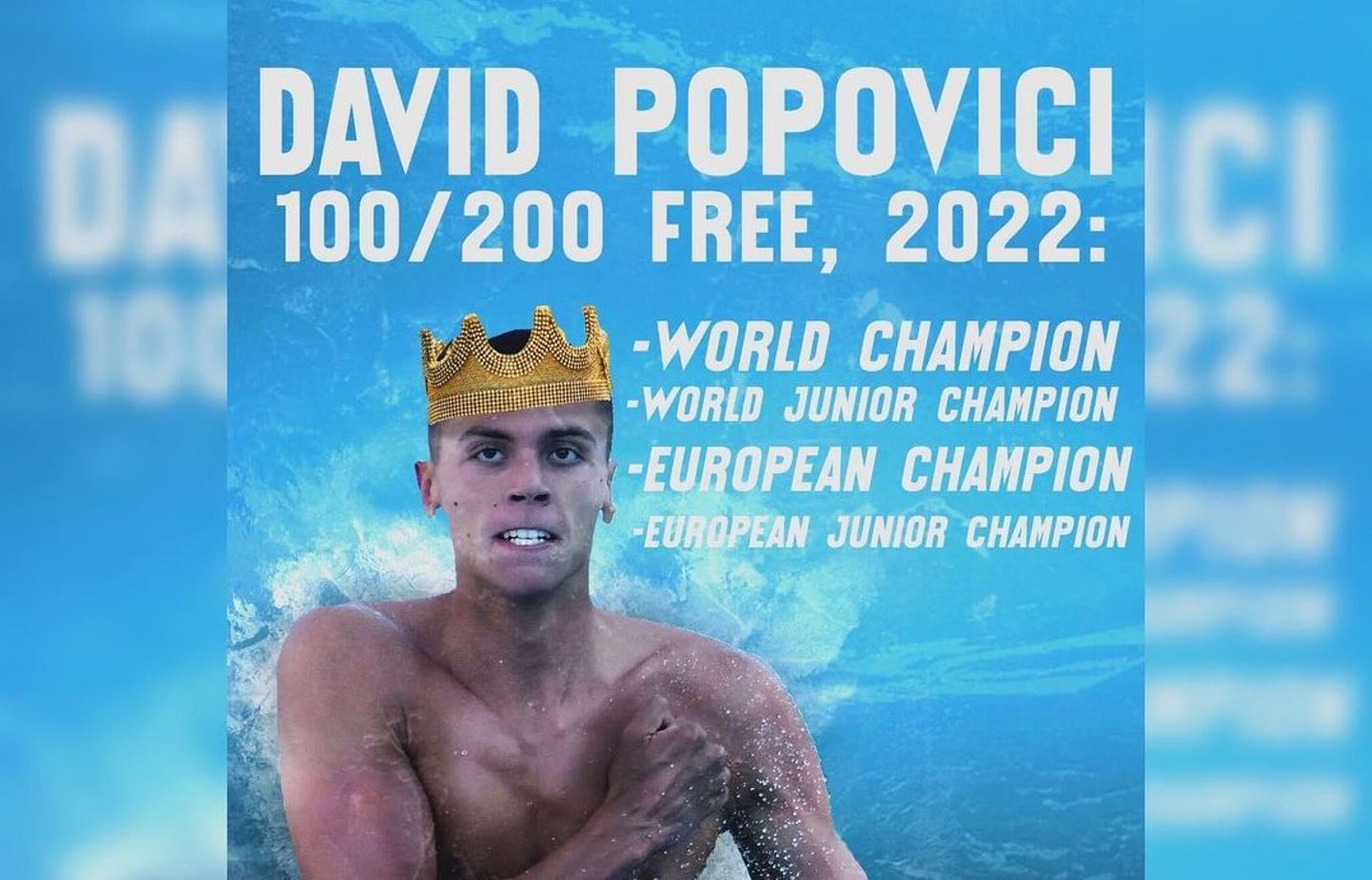 David Popovici, premiat pe 1 ianuarie 2023! Distincția de invidiat pe