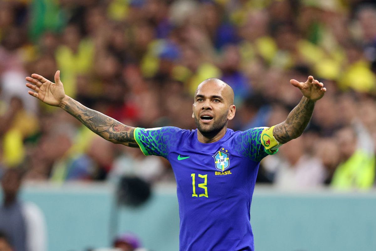 Dani Alves a evoluat în două meciuri ale naţionalei ţării sale la Cupa Mondială din Qatar 