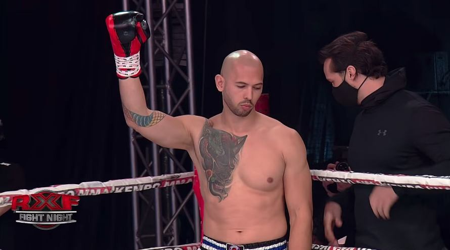 Andrew Tate are 76 de victorii din 85 de meciuri disputate în ring 