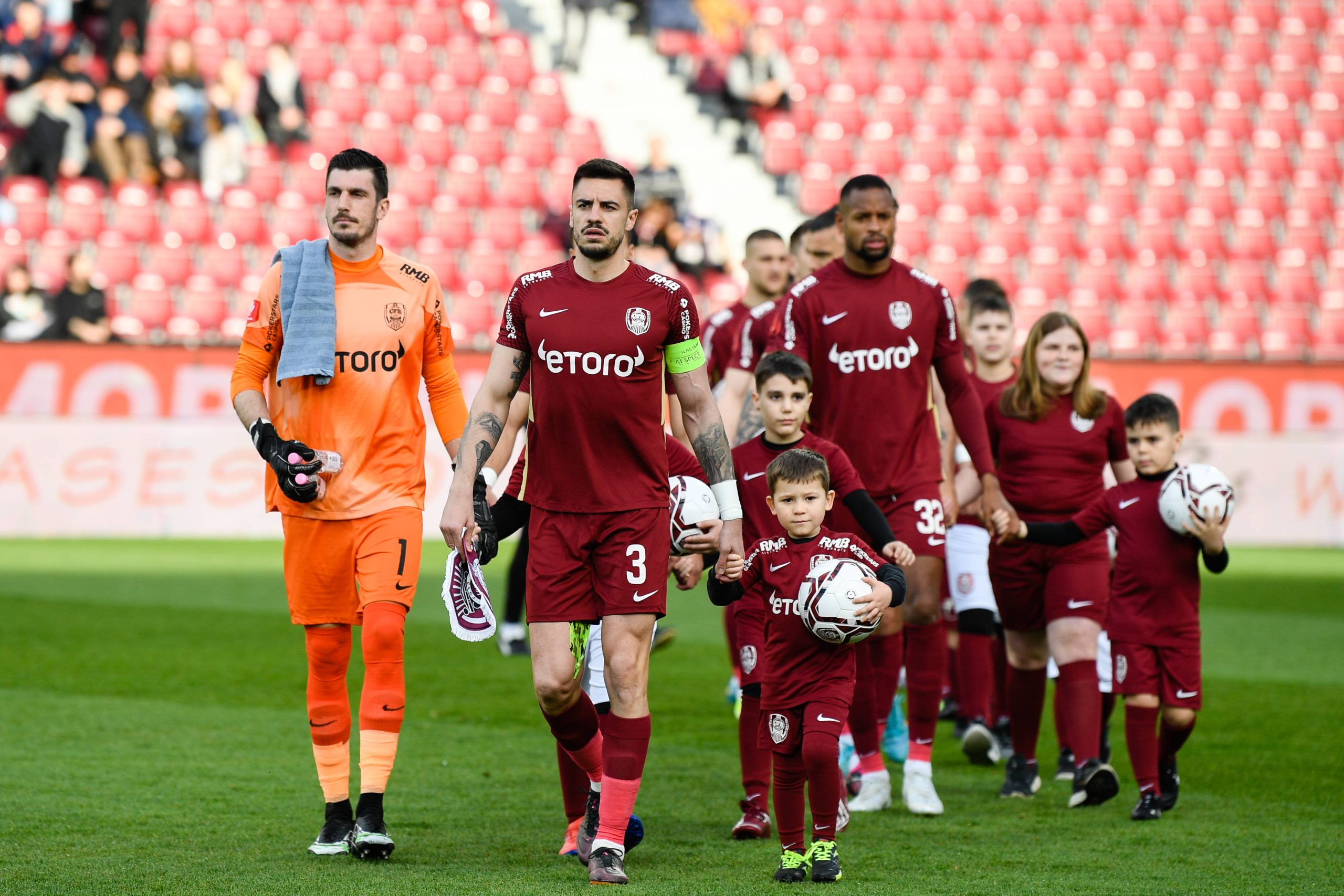 CFR a fost eliminată din competiţie de deţinătoarea trofeului Sursă foto: Imago/ Flaviu Buboi 