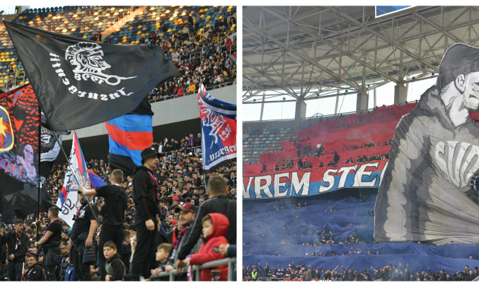 Suporterii roş-albaştri sunt divizaţi între FCSB şi CSA Steaua 