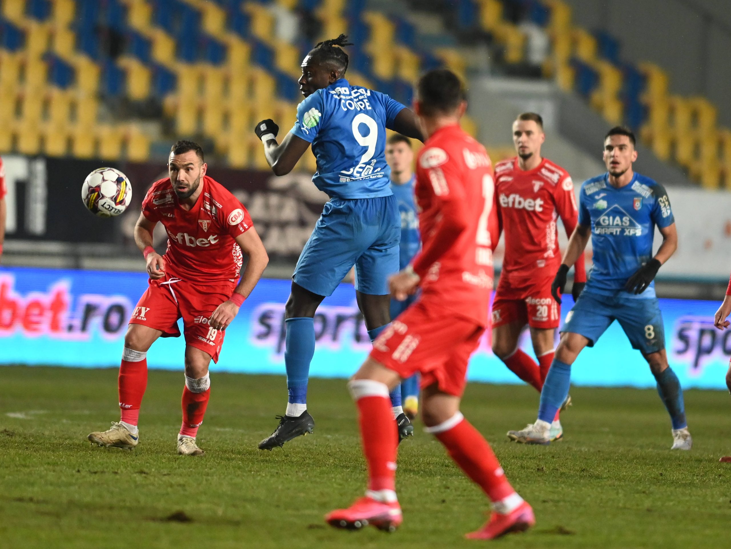 Chindia a învins UTA cu 2-1 în playout, Sursă foto: Razvan Pasarica/SPORT PICTURES