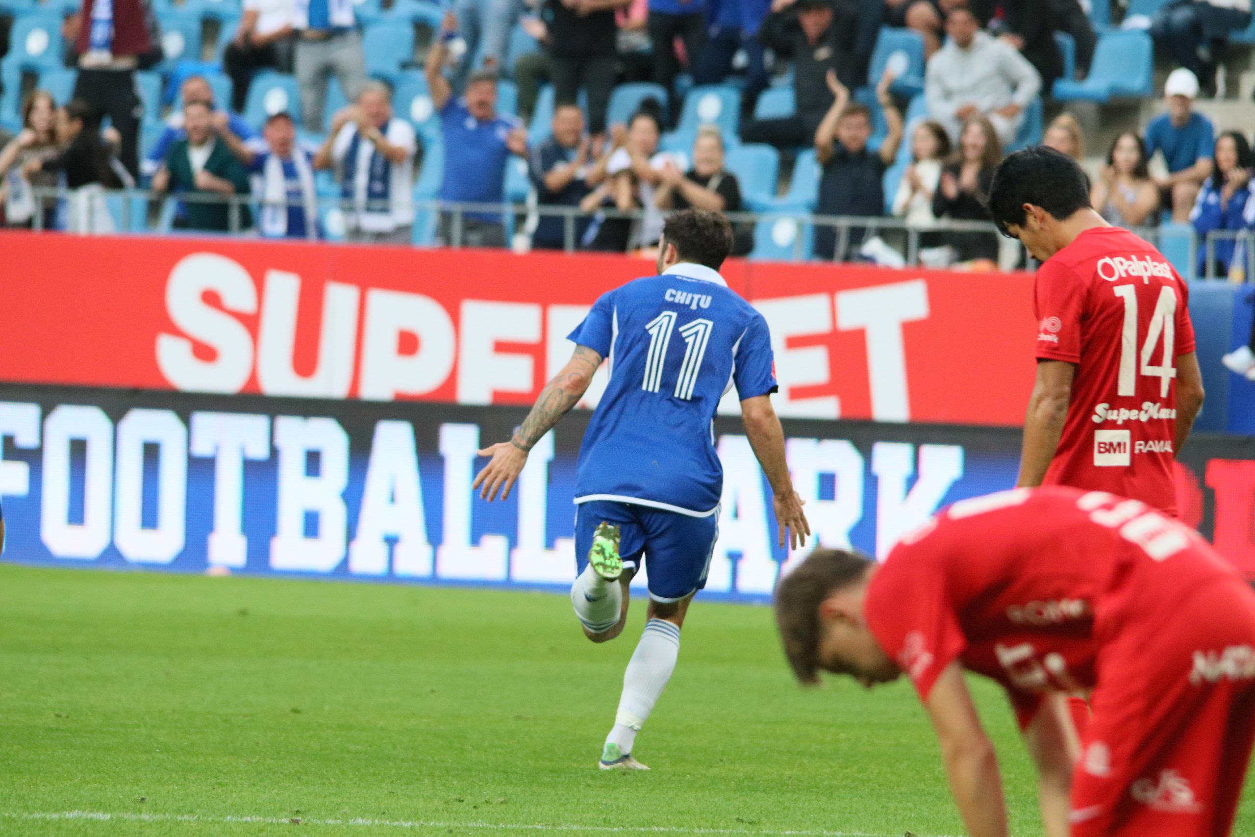 Chiţu s-a bucurat pentru reuşita sa, insuficientă însă pentru o victorie în faţa ardelenilor © FOTO:Cătălin CIUPUREANU/SPORT PICTURES