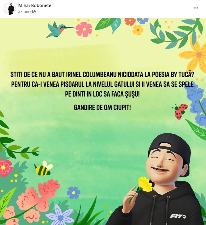 Mihai Bobonete, atac suburban la Irinel Columbeanu! Ce a putut să spună vedeta PRO TV despre fostul milionar