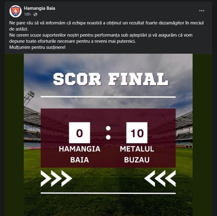 Postarea de pe contul Hamangiei